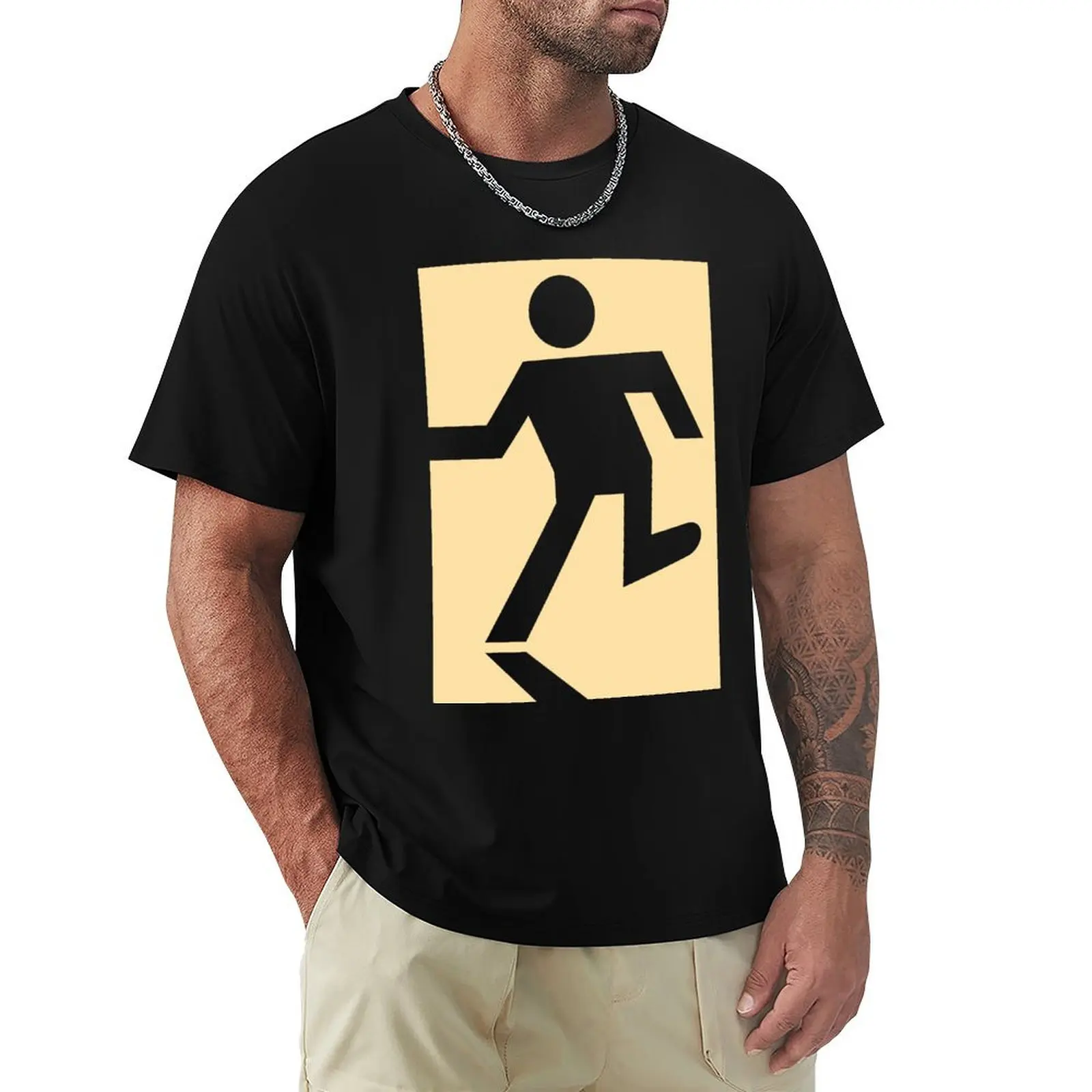 Running Stickman Onizuka T-Shirt t shirt for man 100 percent cotton T-Shirt