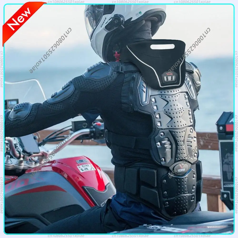 Motorcycle Neck Protection Anti-Shock Protective Motorcycle Neck Brace Anti-Fatigue Safe Neck Protection Zipper Spine Neck Pad