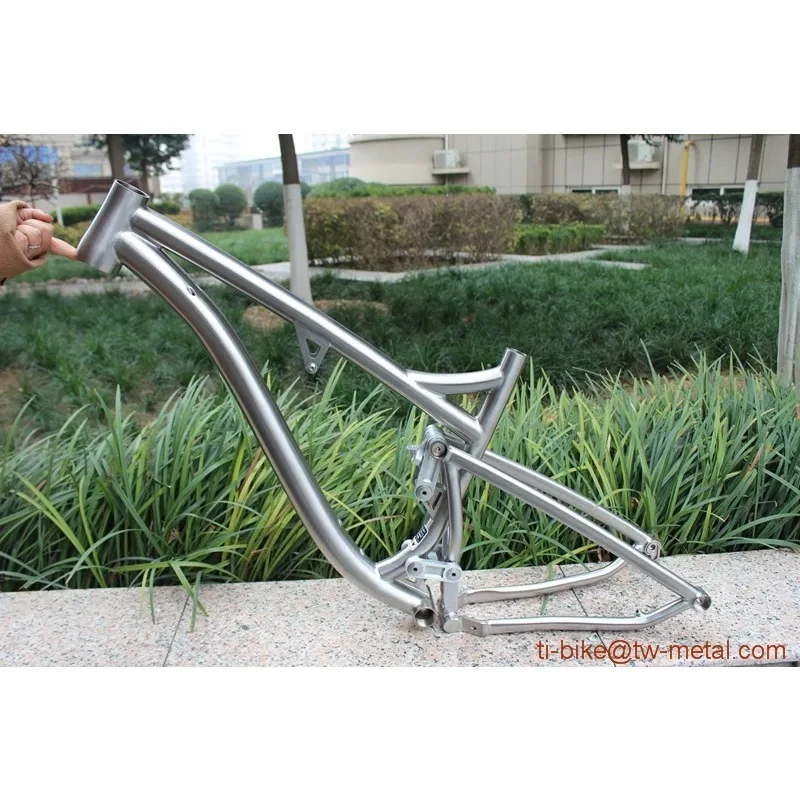 Titanium Bicycle Frames Custom Titanium Bike Frame Custom Titanium Full Suspension Bike Frame