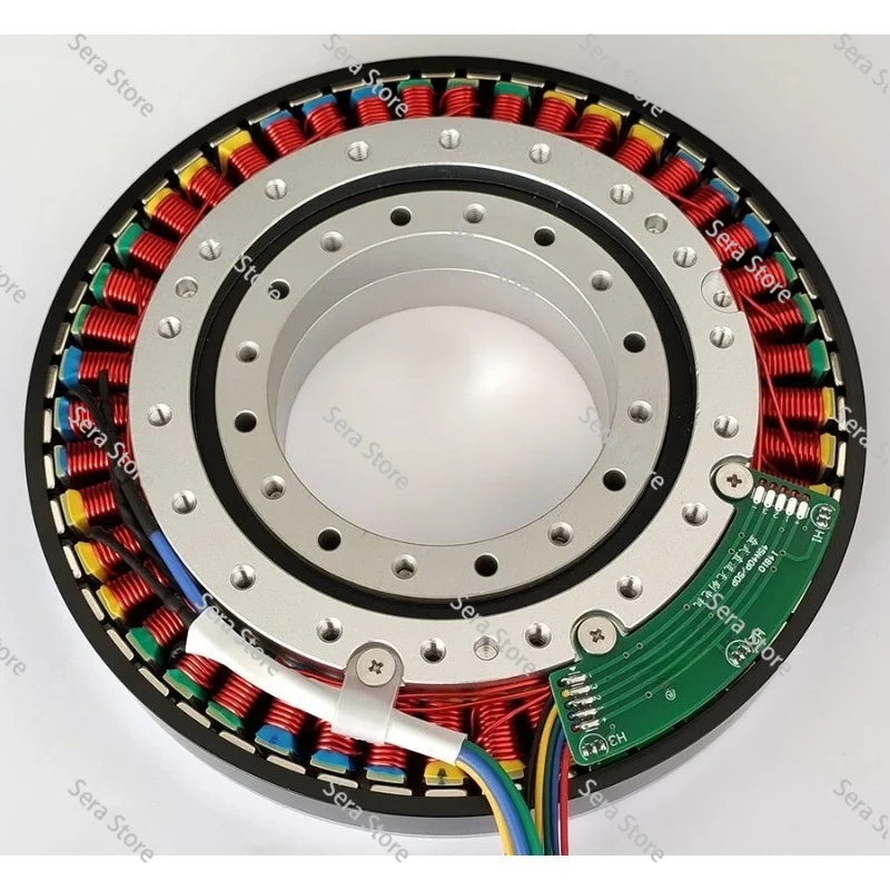 10Nm large permanent magnet brushless DC motor 20310 54N60P hollow shaft ultra-thin low-speed torque motor