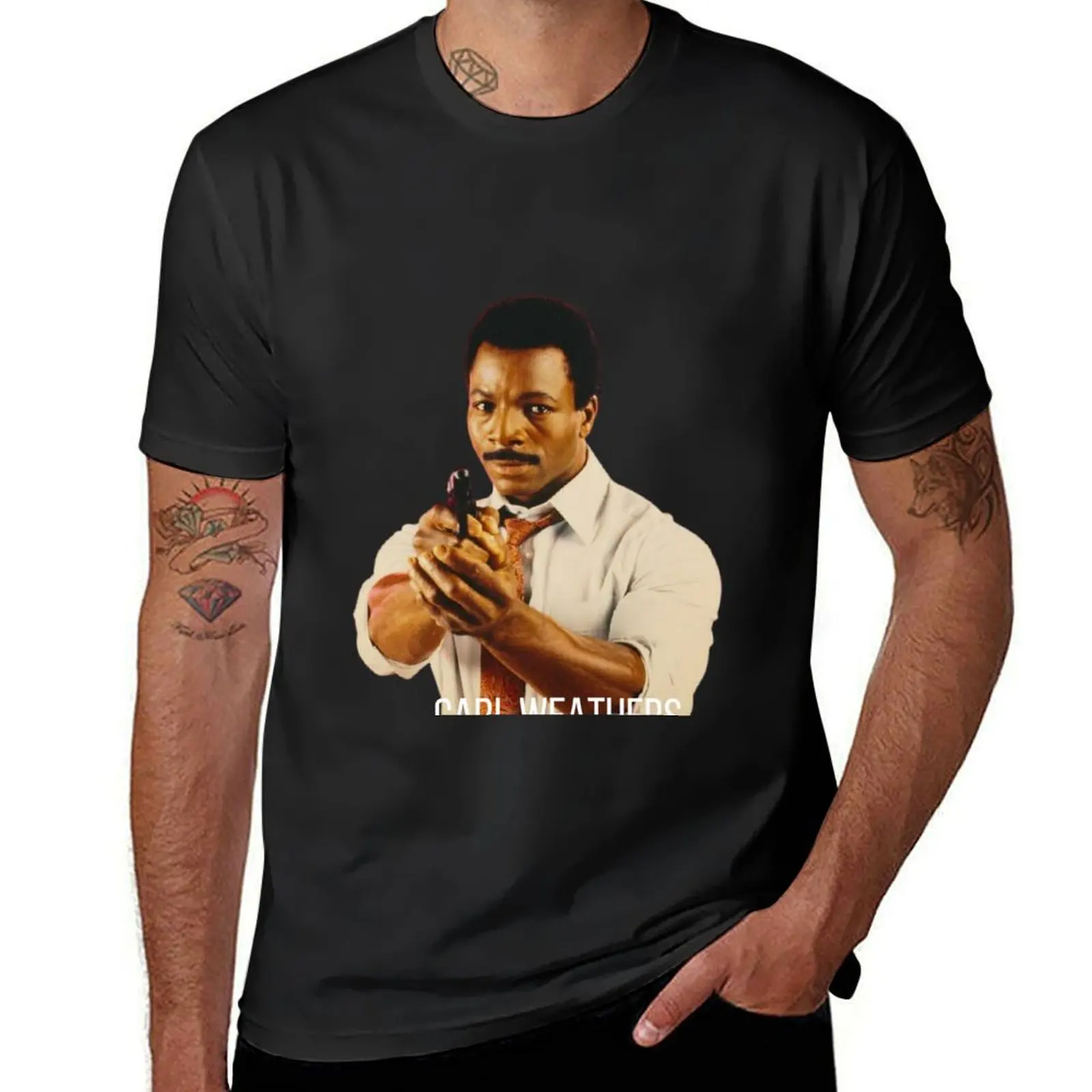 Carl Weathers rip legend T-Shirt Aesthetic clothing funnys anime clothes summer tops mens workout shirts