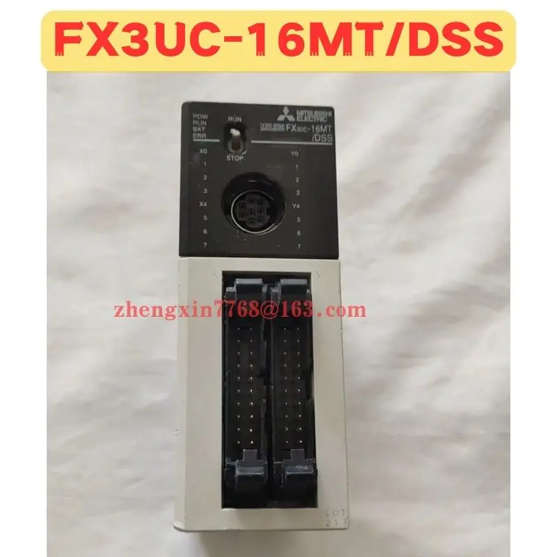 

Second-hand PLC Module FX3UC-16MT/DSS FX3UC-16MT DSS Normal Function Tested OK