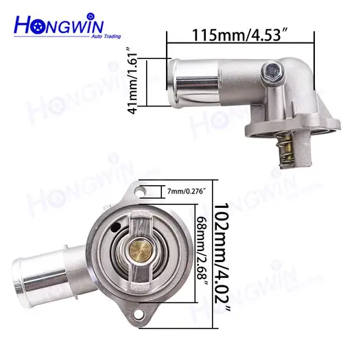 Imagen 2 del producto 5184651AF 5184651AG 5184655AD nueva carcasa del termostato del refrigerante para Jeep Grand Cherokee 2011-2018 Dodge Durango 2011-2015