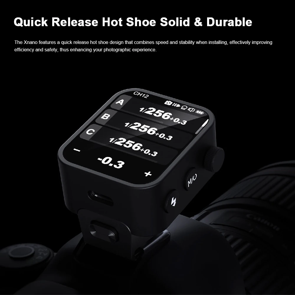 Godox X3 المتعري شاشة تعمل باللمس الزناد اللاسلكي TLL قياس الضوء التلقائي عالية السرعة متزامن شاشة تعمل باللمس باعث