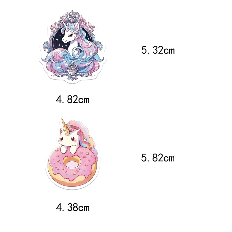 10/30/50PCS Cartoon Unicorn PVC Sticker Aesthetic Hand Accounting Tools Decoration Scrapbooking Stationery Supplies for Kids