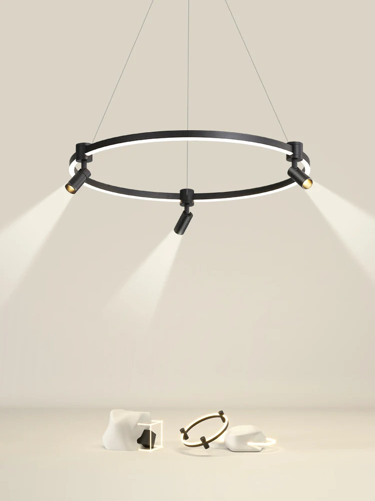 

Restaurant Chandelier Modern Simple Nordic Bedroom Spotlights Bar Shop pendente sala de jantar lustres de plafond