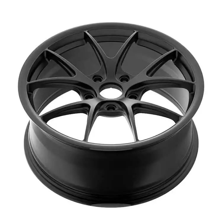 Forged Aluminium Alloy Wheel Rim 35mm ET Multi Spoke Black Finish New 5x120 Wheel Alloy Passenger Car Wheels