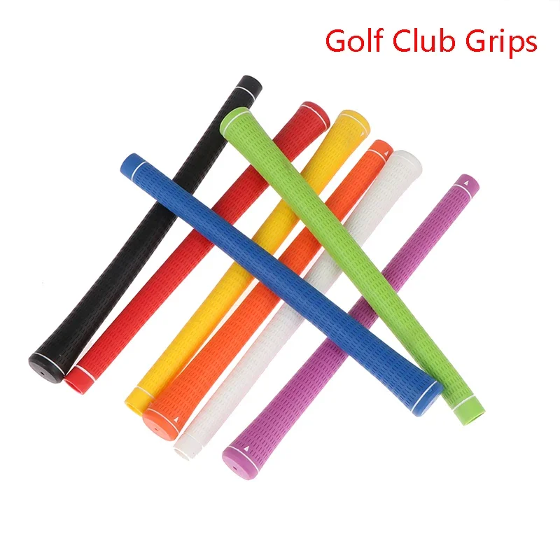 1PC Universal Golf Handle Grip Solid Color Non-Slip Rubber Standard Swing Trainer Golf Club Grips Golf Grips