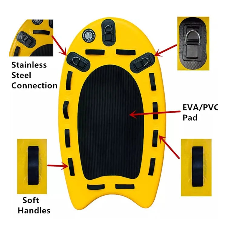 heavy-duty inflatable water life rescue sled jet ski boat boards