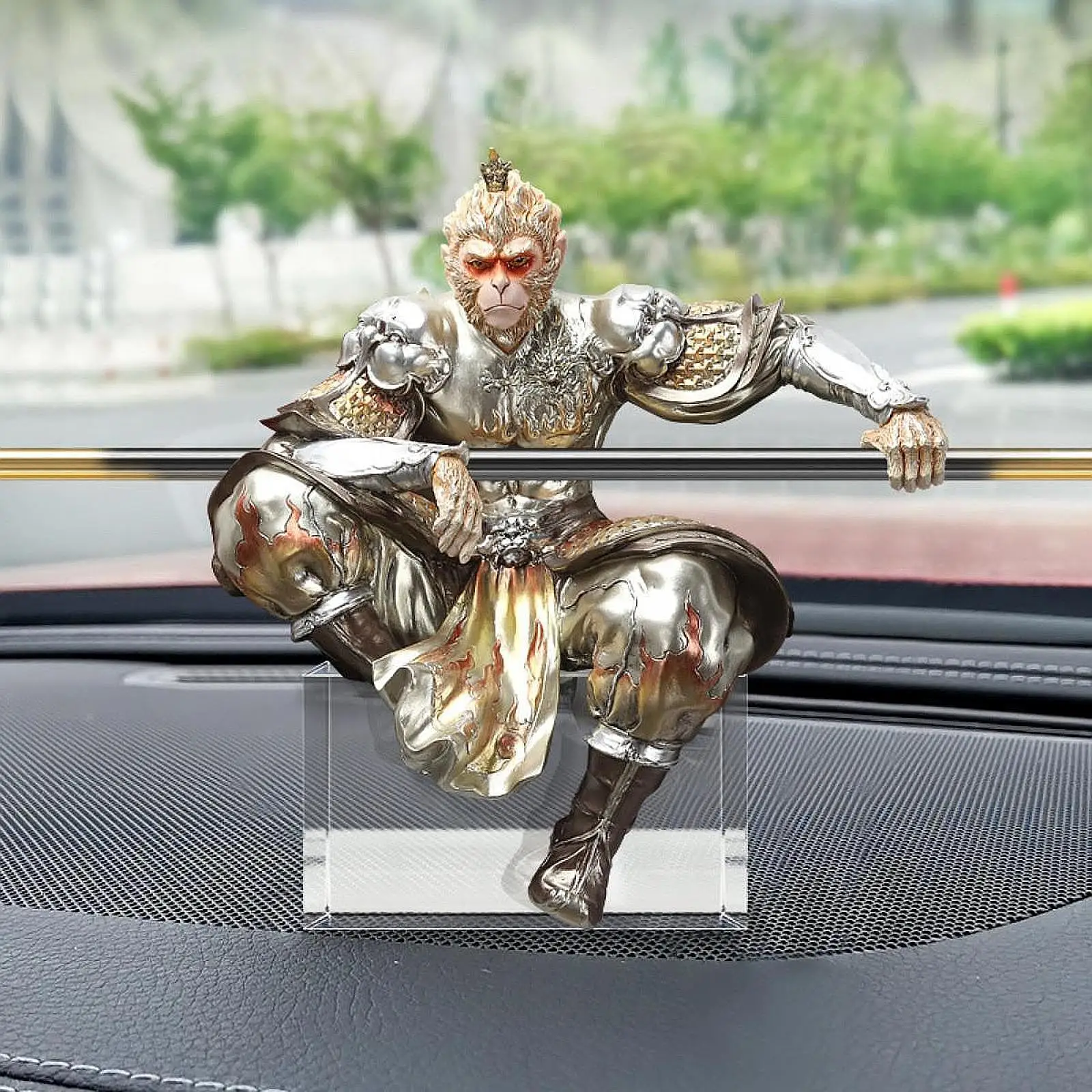 

Monkey Figurine Crafts Photo Props Car Statue for Dashboard Office Boyfriend