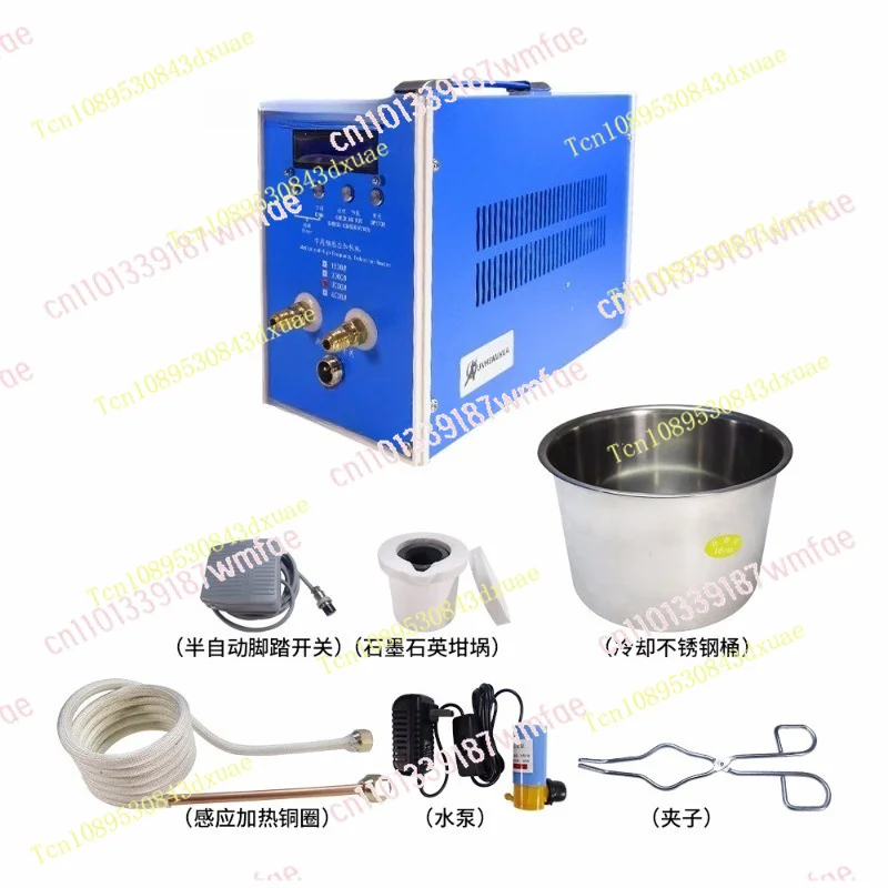 2-6KW High Frequency Induction Heater Furnace Induction Heating Machine for Silver Gold Melting 220V 110V ZVS Induction Heater