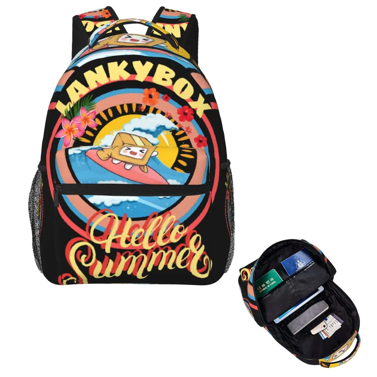 

Rocky Lankybox Lanky Box Backpack Hot Sale Daypack Large Capacity Kids BookBag School Bag Shoulder Bags for Men Women