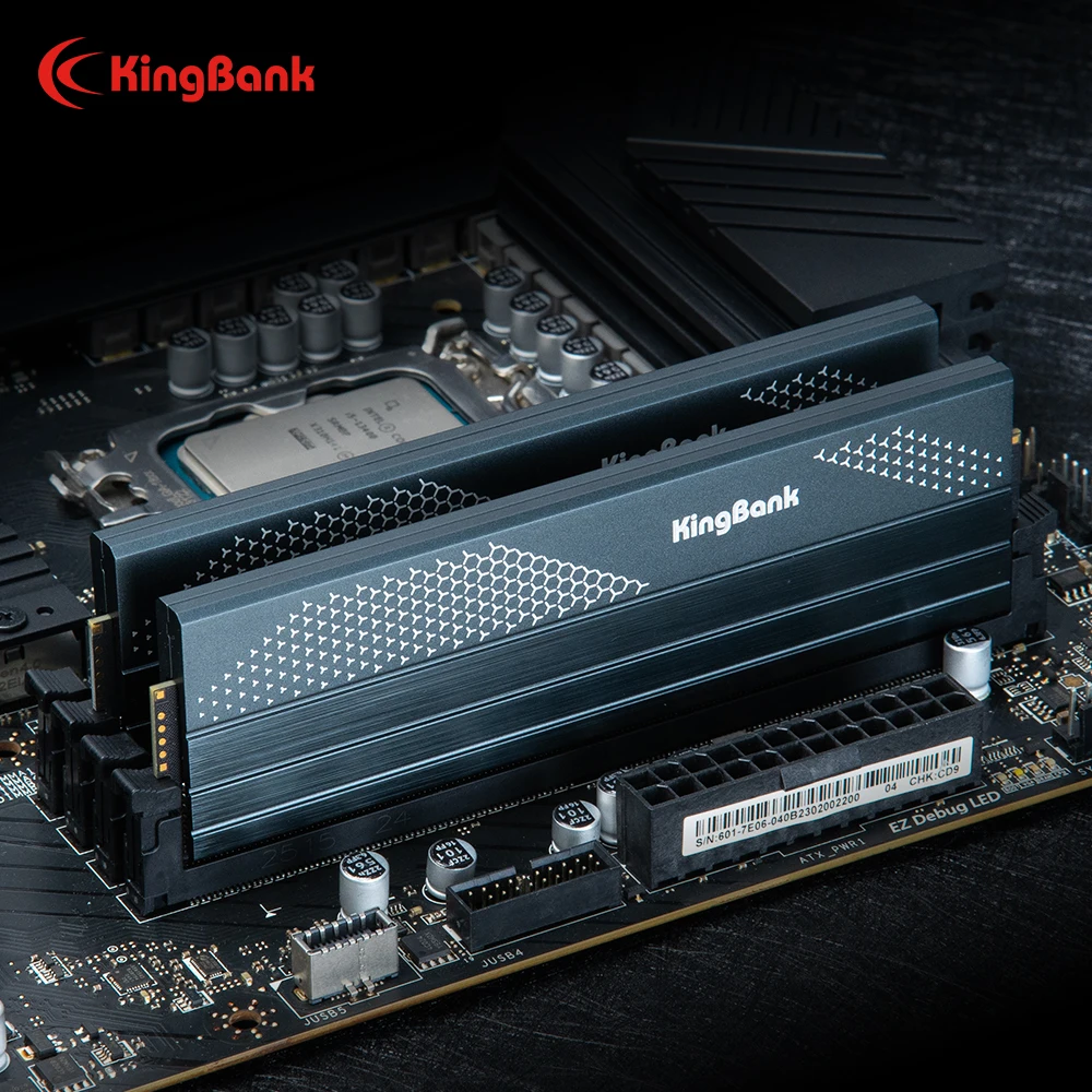 KingBank DDR5 noir SOARBLADE KFXB série mémoire 48GB (24GBx2) ensemble 8000 8400 MHz CL38 Kit double canal RAM d'ordinateur haute vitesse