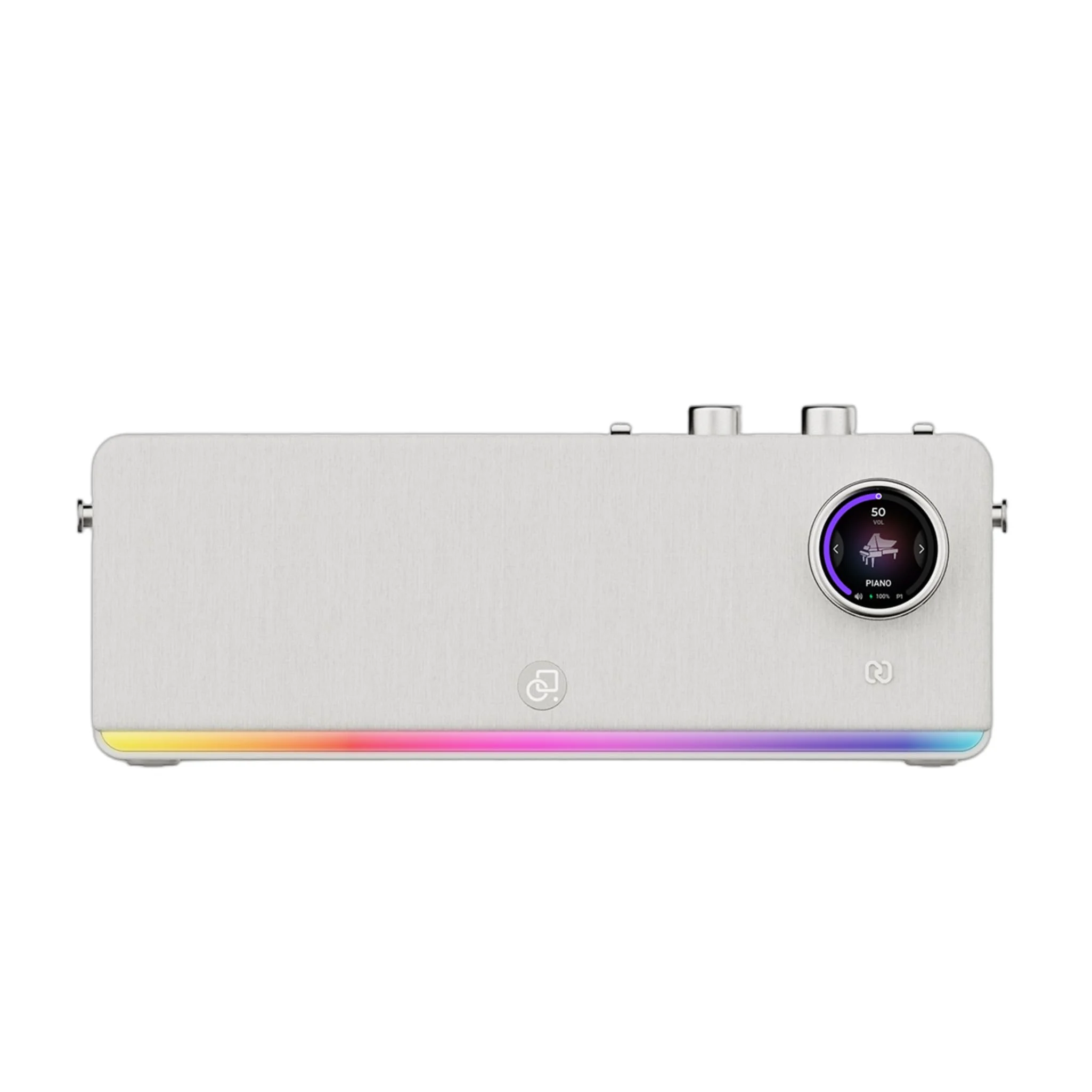 Music Password Speaker: Portable PA System and Wireless MIDI Synthesizer, with 128 DSP instrument sounds and a drum machine