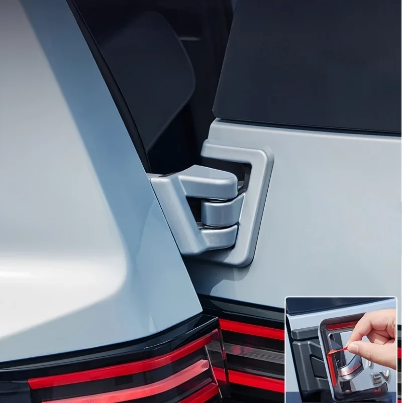 Car Tailgate Hinge Decorative Frame Fit for BYD Leopard 3 Titanium 3 Auto Tailgate Full-cover Joint Hinge Protective Cover