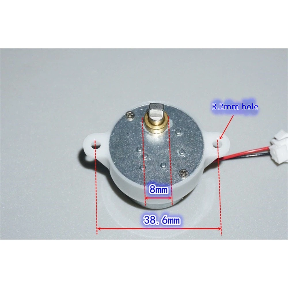 DC12V Metal Gear Reduction Motor 541:1 High Torque Low Noise Gear Motor 16RPM Electric Rotary Valve Actuator Replacement Motor