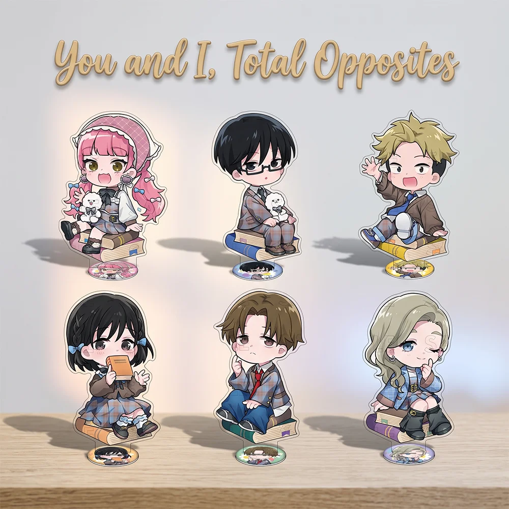 You and I, Total Opposites Miyu Yusuke Preppy Coord 10CM Acrylic Stand Keychain New Anime Stand Tabletop Display Cosplay Gift