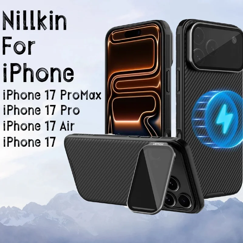 NILLKIN Etui Magsafe CamShield Prop z podpórką do aparatu i magnetycznym uchwytem na tył telefonu iPhone 17 Pro Max / iPhone 17 Pro