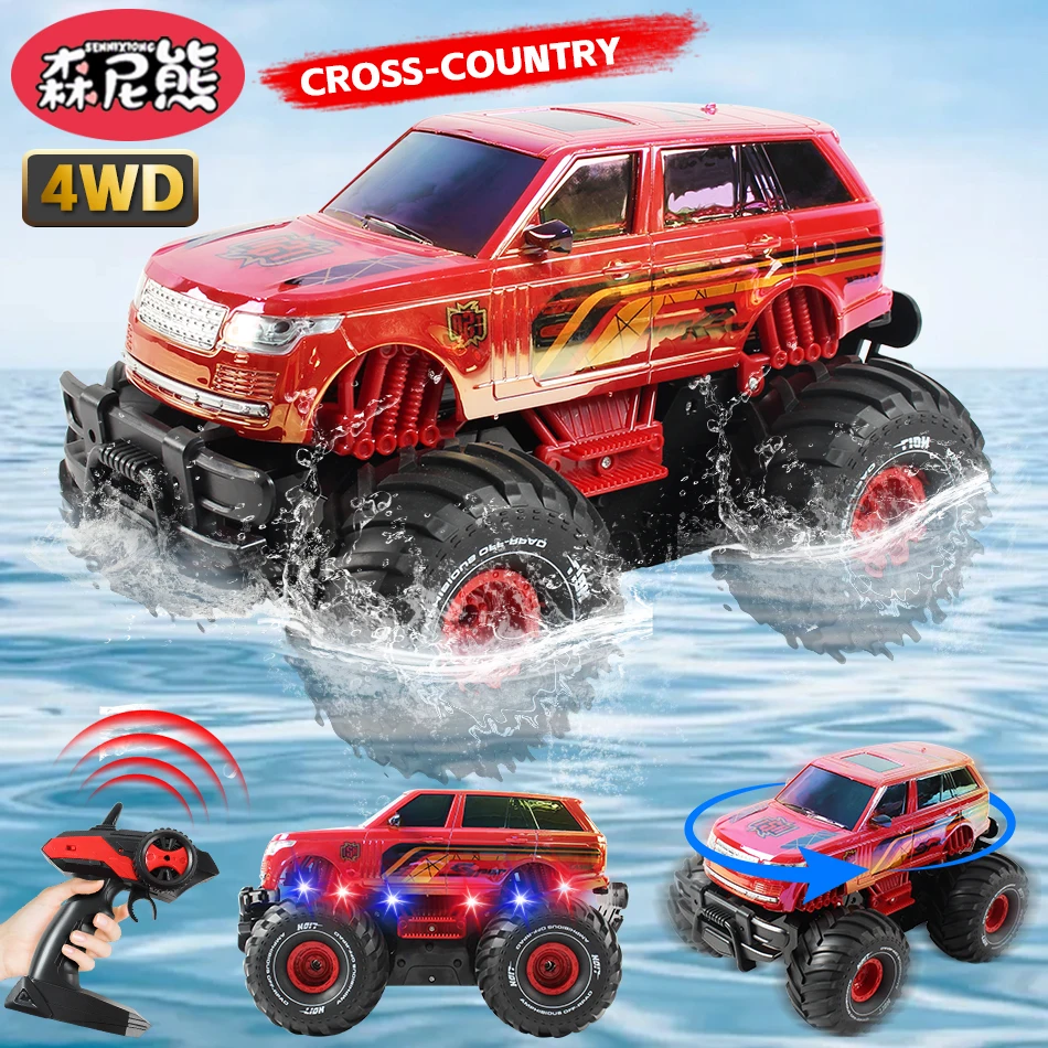 

SENNIXIONG RC-амфибия вездеход RTR 4WD внедорожник водонепроницаемый трюк альпинистский грузовик уличная игрушка для детей подарок