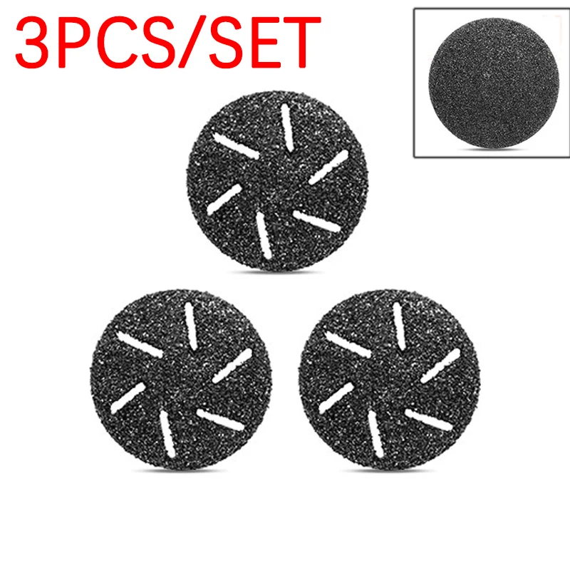 3 PCS/Set Replacement Sandpaper Disk Foot Pedicure Discs Sanding Paper Accessory For Electric Foot File Callus Remover Machine