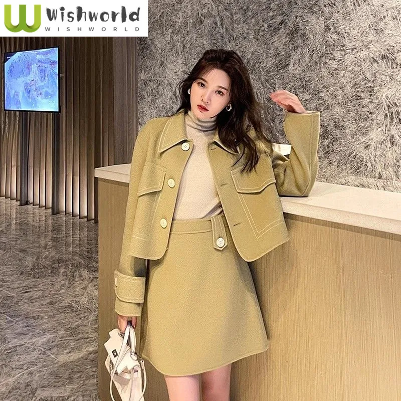 Fashion Women's Set Spring and Autumn Korean Edition New Slim Design Fashionable Age Reducing Two Piece Set