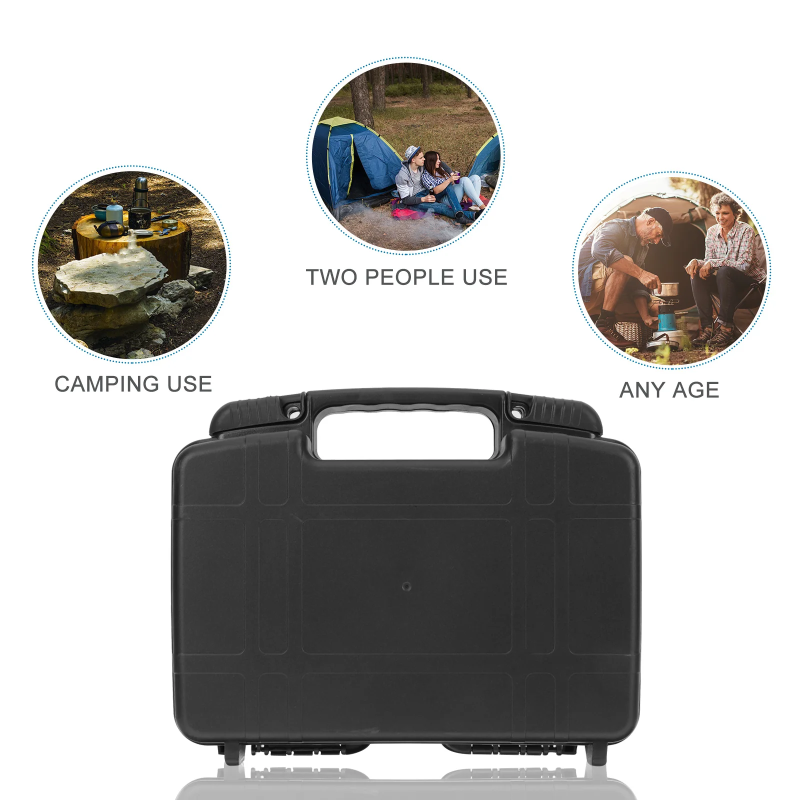 

Premium Survival Box Waterproof Shockproof Pressure-Proof Lightweight Outdoor Carrying Case for Camping Hiking Travel Universal