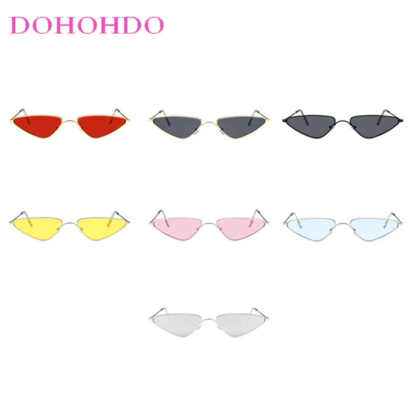 

Vintage Metal Small Cat Eye Eyewear Brand Designer Sunglasses Women Men Traveling Driving Shades Eyeglasses Female UV400 Очки