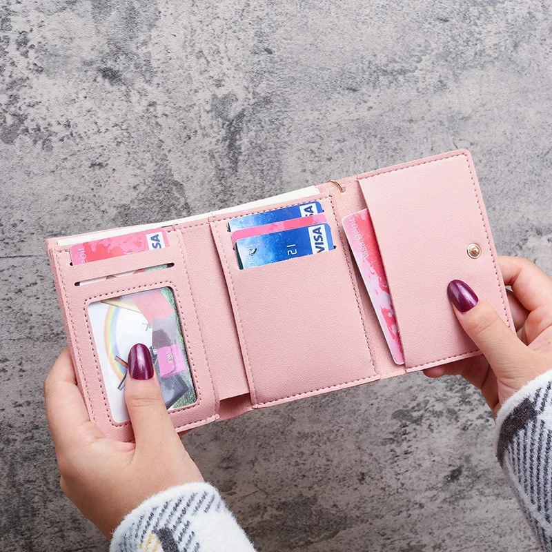 

Elegant for Girls Multifunctional Letter Rabbit Carrot PU Leather Small Coin Purse Design Women's Money Bag Card Holder