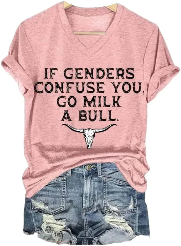 Si los género conforta que vayas leche un toro camiseta Vintage divertidas camisas sarcásticas