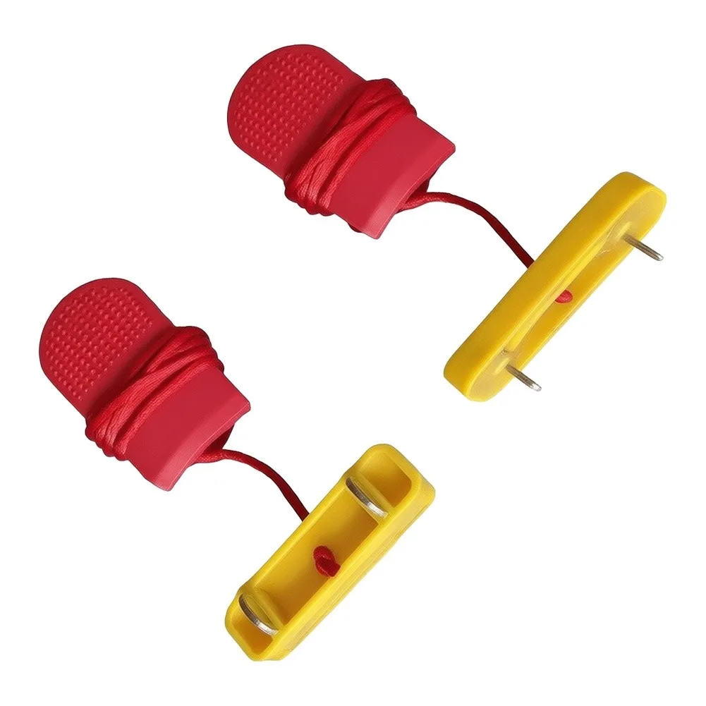 Replacement Treadmill Safety Key Set Two Units Rectangular Insert Design for Console Slot Compatibility and Belt Stop