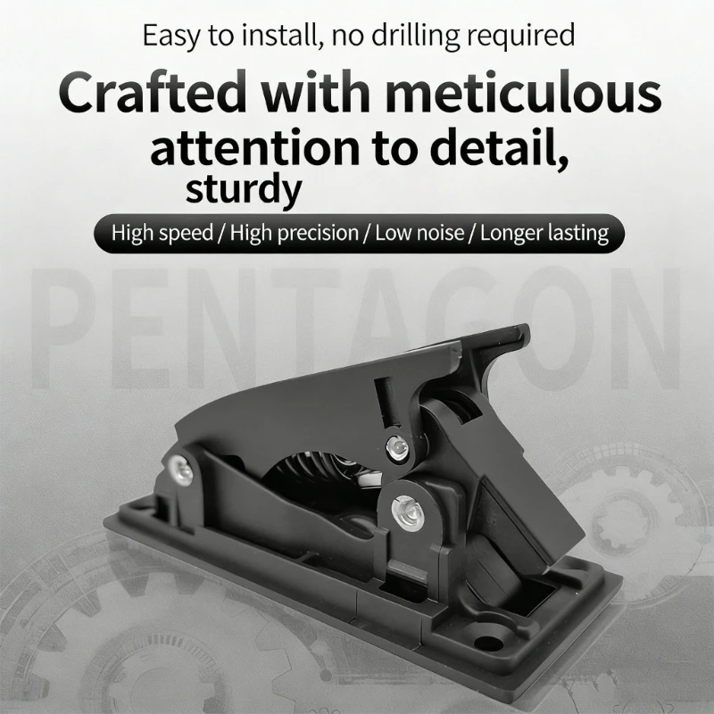 652F Elegant Aluminum Entry Pad Minimizes Touch Sound Simple Configuration