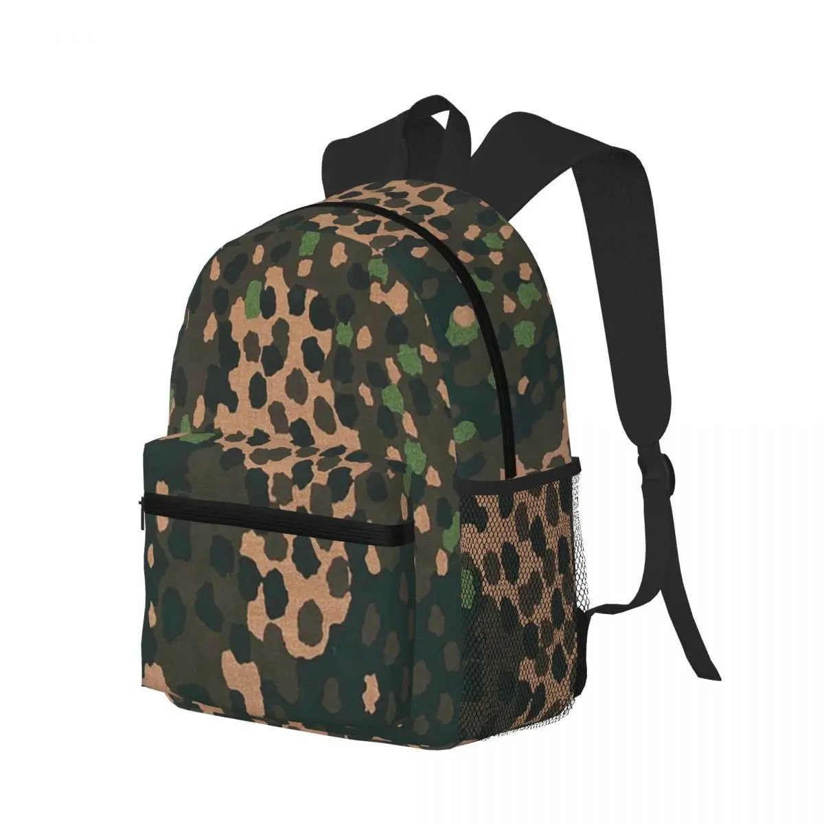 

Pea Dot Military Camo Army Tactical Camouflage Student Backpack School Bag Hiking Daypack for Men Women Bookbag Shoulder Bags