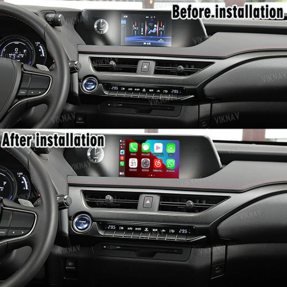 Viknav Linux For Lexus UX 2019-2022 OEM 8 Inch Car Upgrade Decoder Box Interface Wireless Apple CarPlay GPS DVD Android Auto