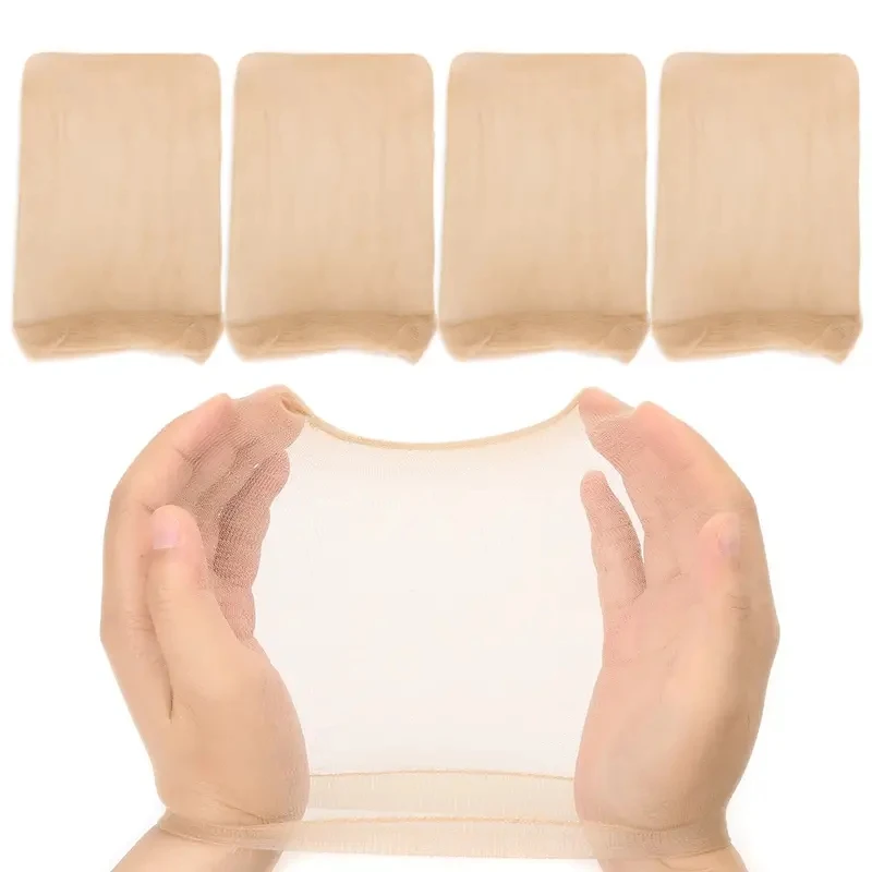 Wholesale HD Wig Cap for Women Invisible Ultra-thin Stretchy Stocking Caps for Lace Front Wigs Sheer Wig Cap Thin Nylon Cap