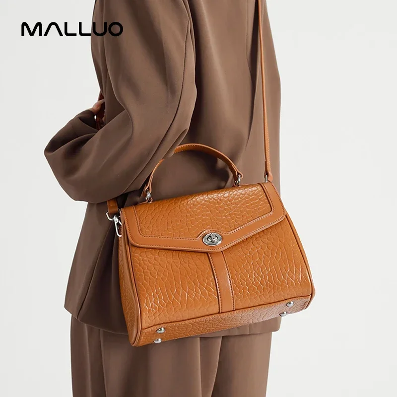 المرأة البقرة الطبيعية الجلد الحقيقي حقائب كتف كلاسيكية السيدات لينة جلد البقر حقيبة كروسبودي تصميم الإناث حقيبة يد فاخرة للتنقل #4