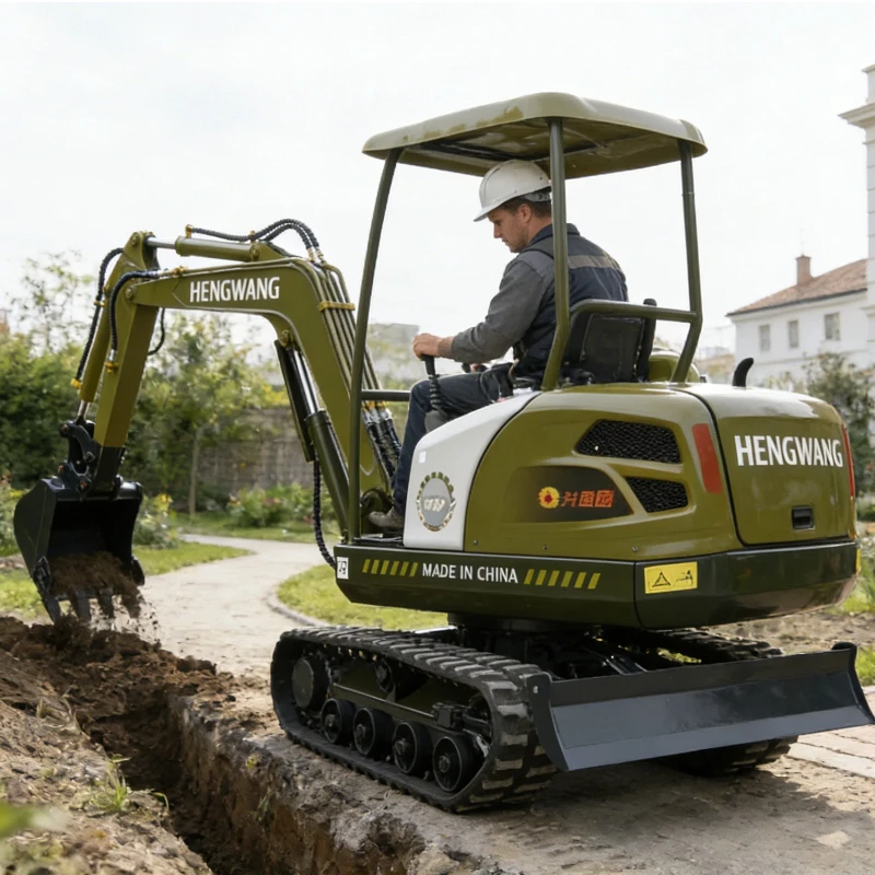 

Small Mini Excavator Customized Rubber Track Crawler Digger EPA Euro5 for Agricultural Construction Household Small Projects