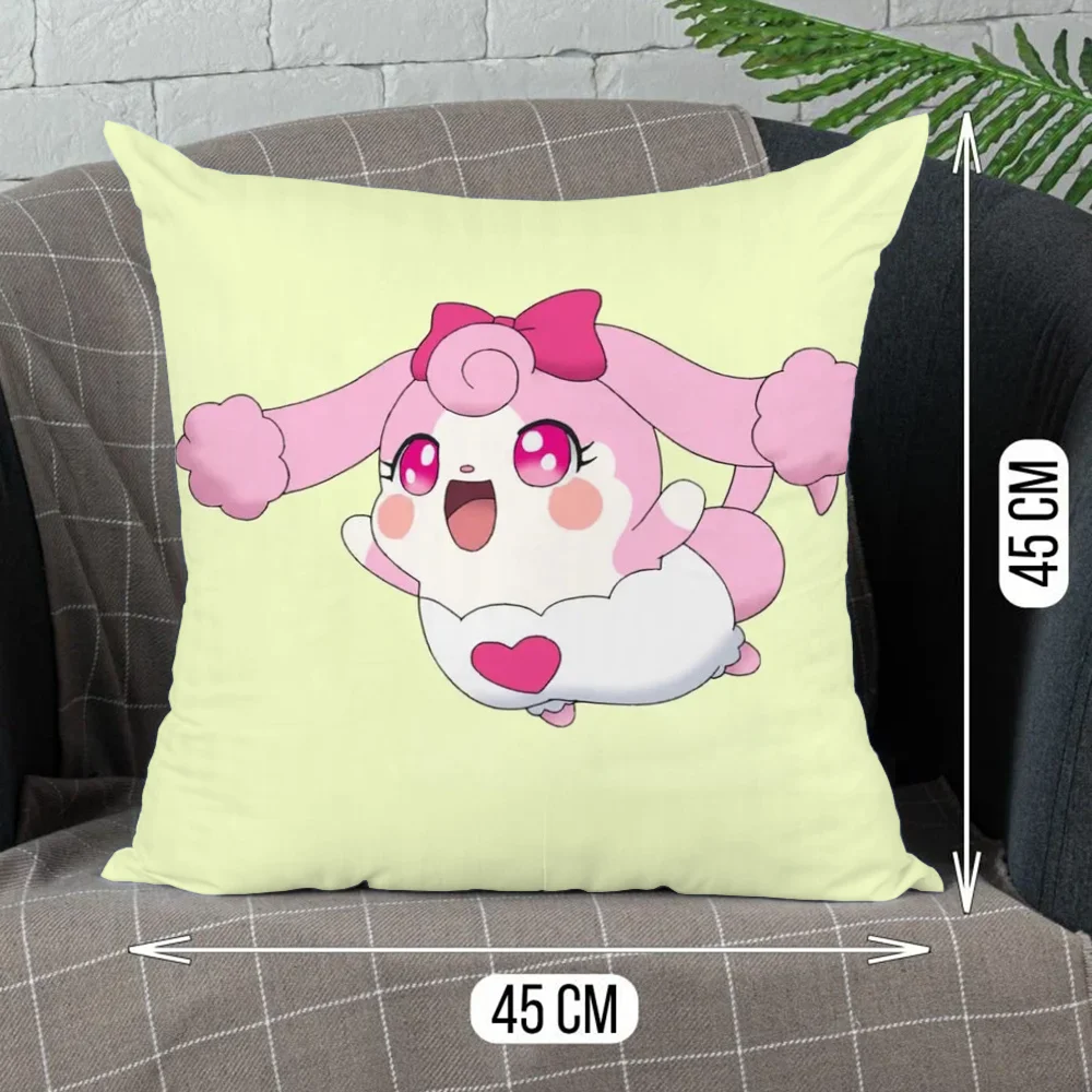 Himitsu No Cocotama Pillow Covers Decorative Cushions Cover for Sofa Home Decoration Cushion Covers Living Room Sleeping Pillows