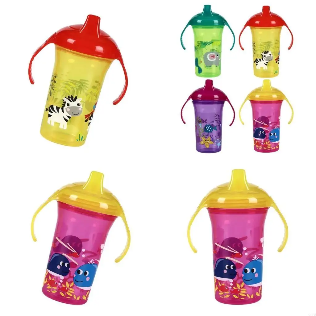 

Детская чашка для воды с мультяшным принтом, нескользящая, герметичная, обучающая чашка с утиным ртом, 300 мл