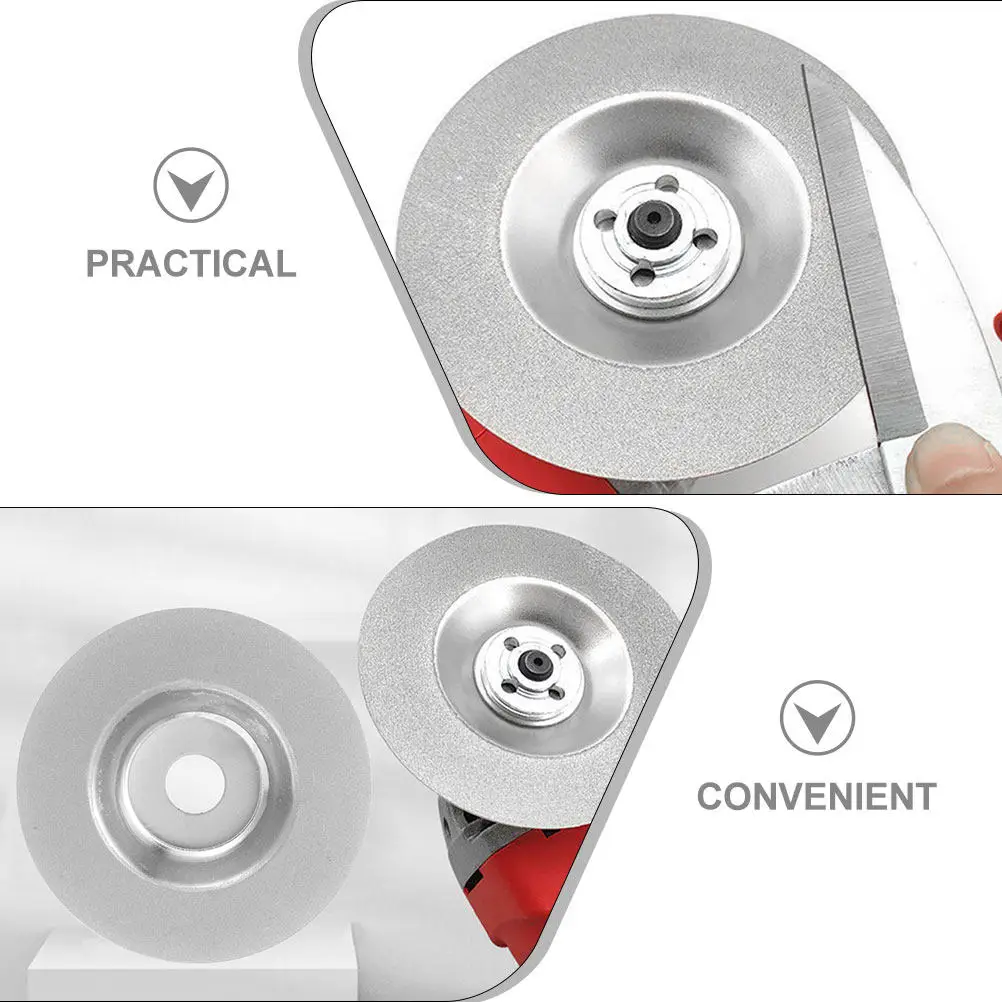 2Pcs Diamond Grinding Wheels Knife Sharpening Discs Fast Sharpening Knife Sharpener 600 Grit 1000 Grit Diamond Sharpener