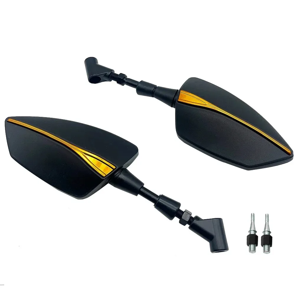 Motorcycle CNC Battle Axe Rearview Mirror High-Definition Mirror For KYMCO KRV180 NIKITA 200/300i All Years