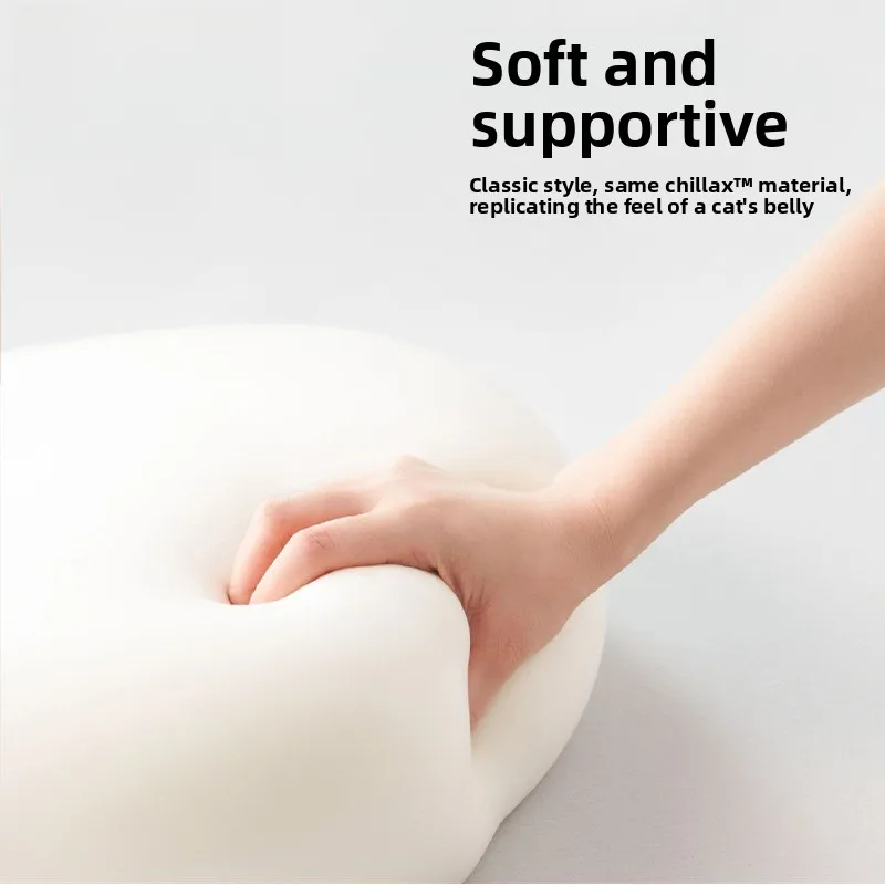 Cat Belly Pillow Light Section Cervical Spine Support Side Sleeping Pillow Memory Cotton Comfortable Adult Pillow Unisex