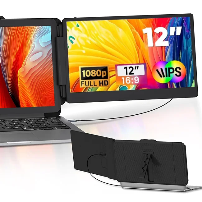 

S1mini 12 "расширитель экрана ноутбука 1080P FHD IPS двойной портативный монитор для ноутбука Plug and Play с динамиком Type-C