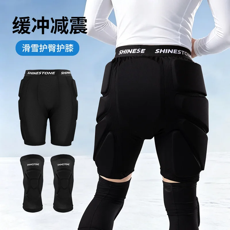 New Ski Protective Gear Set, Full Set of Protective Equipment for Adults and Children, Thickened Anti-collision and Breathable