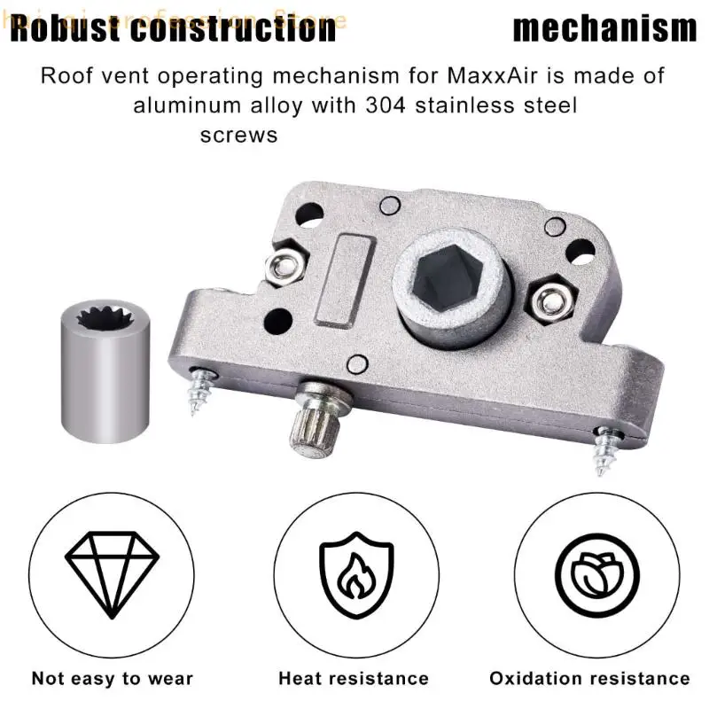 1020281K1A Hebemechanismus für Wohnmobil-Lüfter mit Metallmontageplatte H8WE – Detail 5