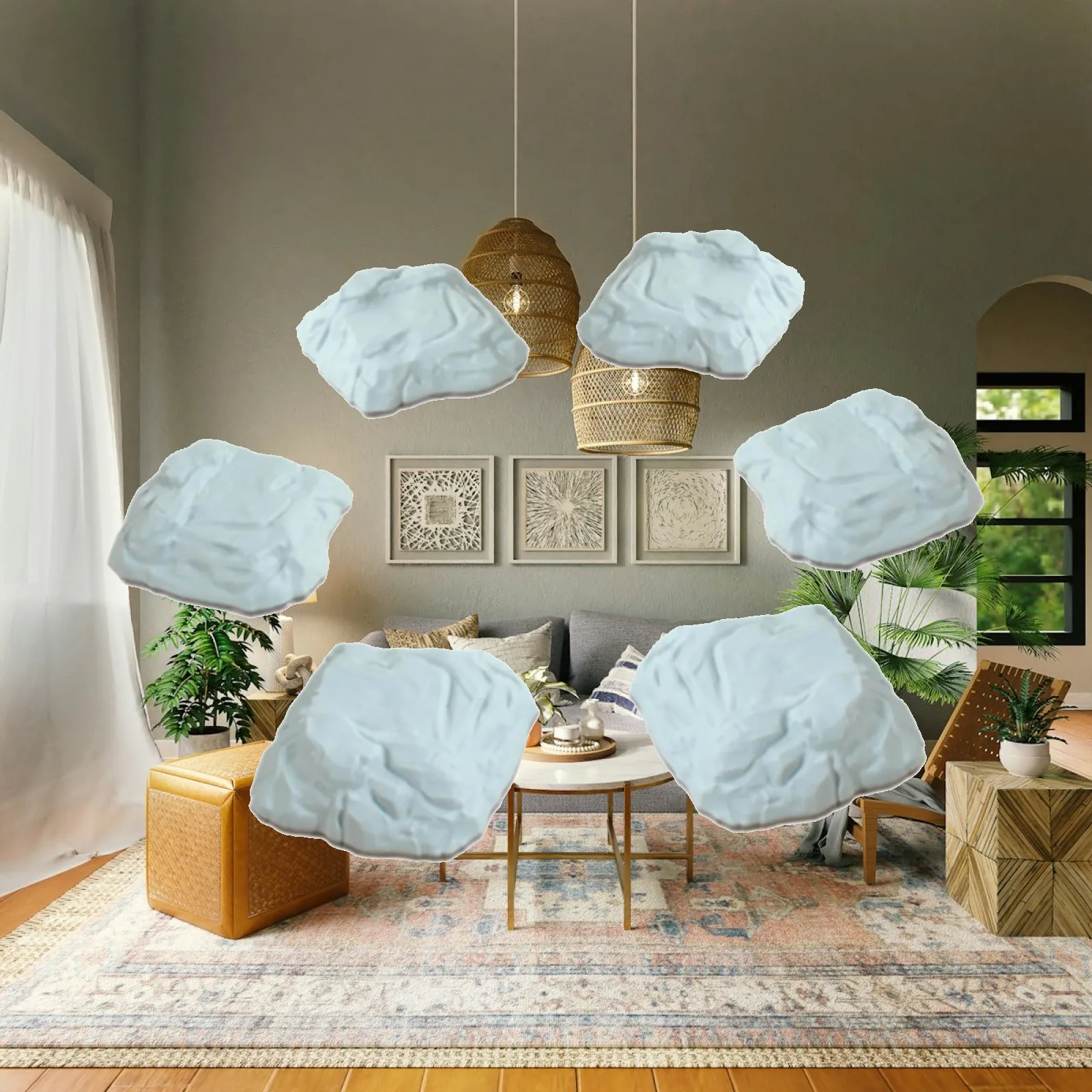 Ensemble de pierres d'équilibre, jouets d'éveil pour la coordination, la force et l'équilibre, jouets sensoriels antidérapants pour intérieur et extérieur, pierres de traversée de rivière