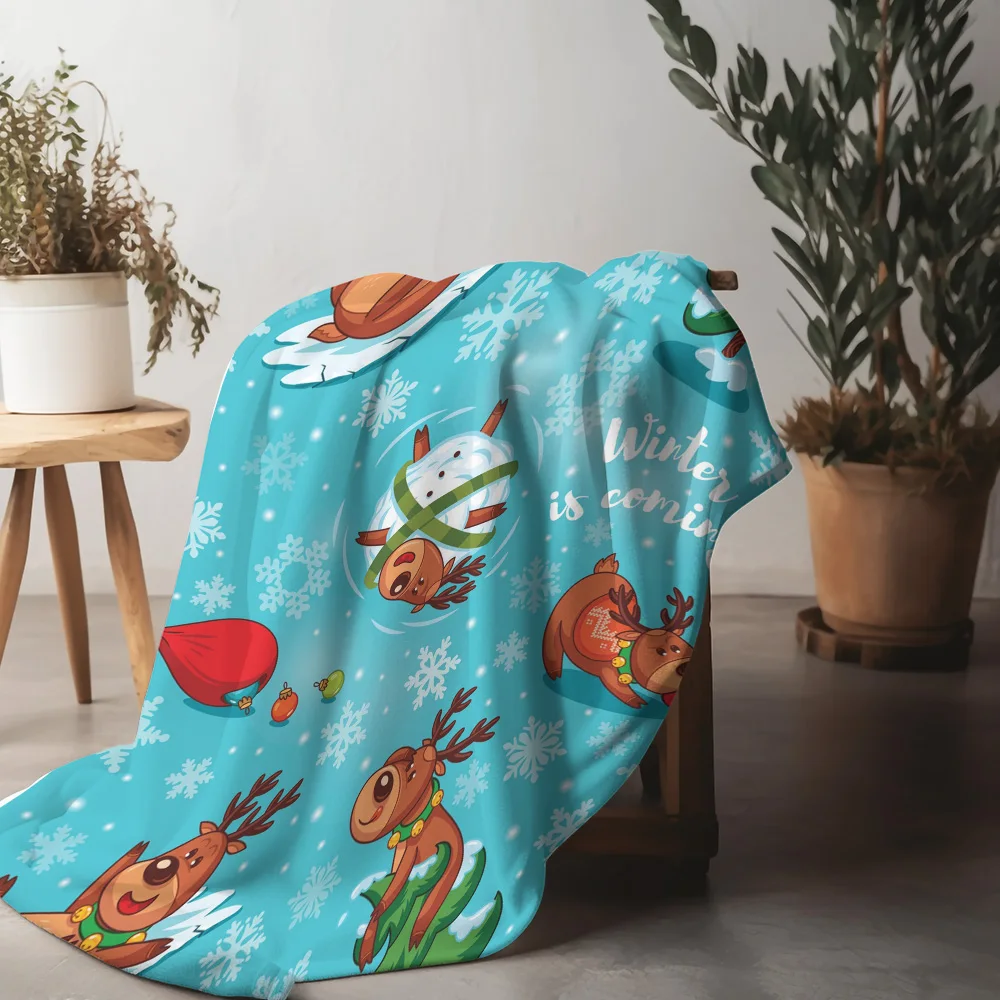 Tu Flannel Throw Bl… - image