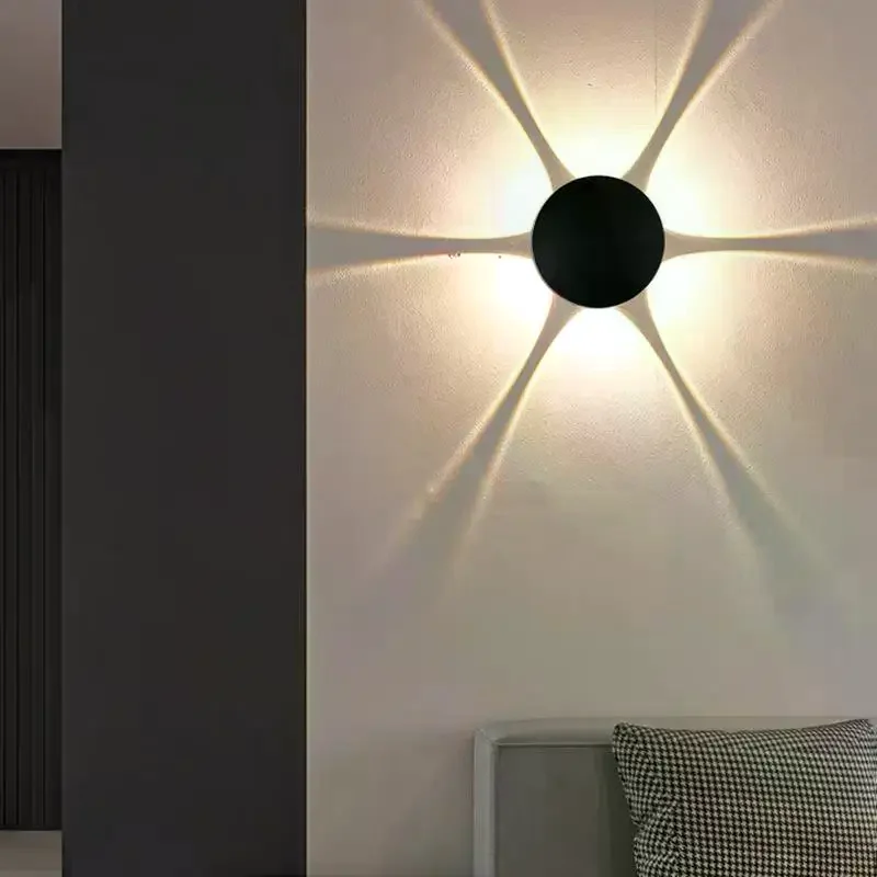 Wall Light AC85-265V Surface Mounted LED Wall Light Modern Nordic Luminaire Outdoor Indoor Wall Lamps Living Room Porch