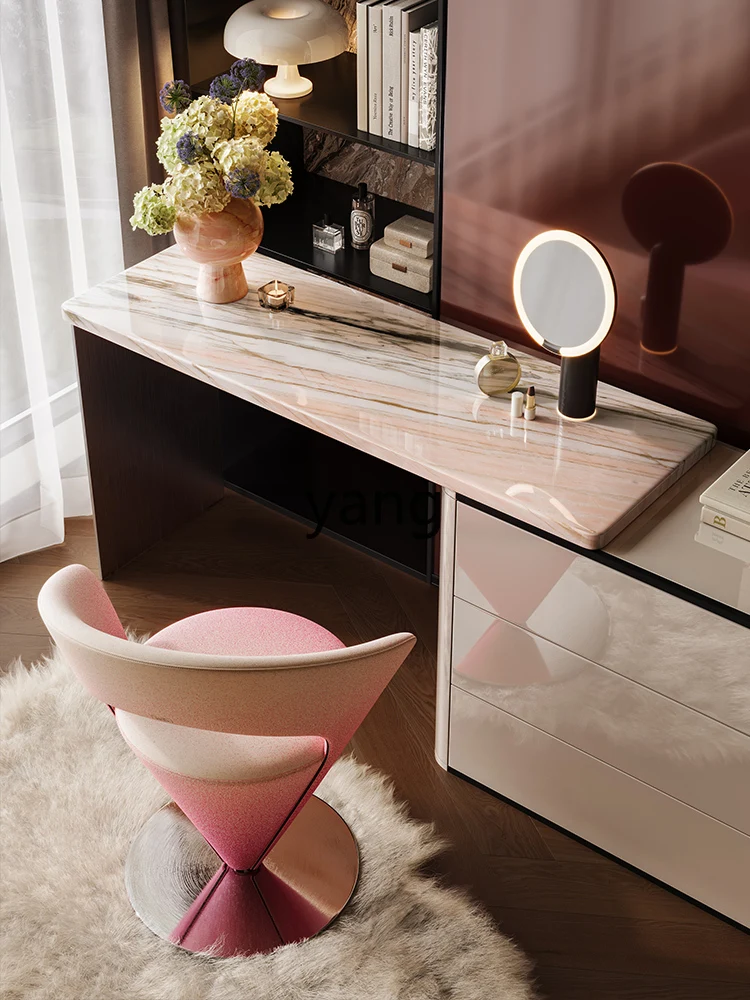 LMM Italian minimalist six-chest cabinet dresser integrated bedroom modern light luxury makeup table