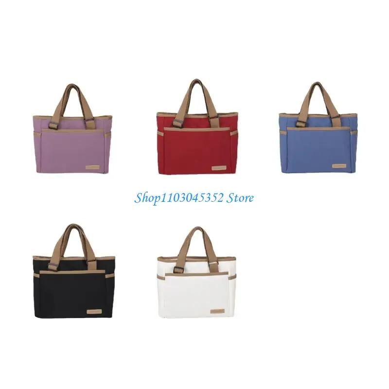 

Casual Multi-pocket Shoulder Crossbody Bag Everyday Handbags Canvas Toted Purse