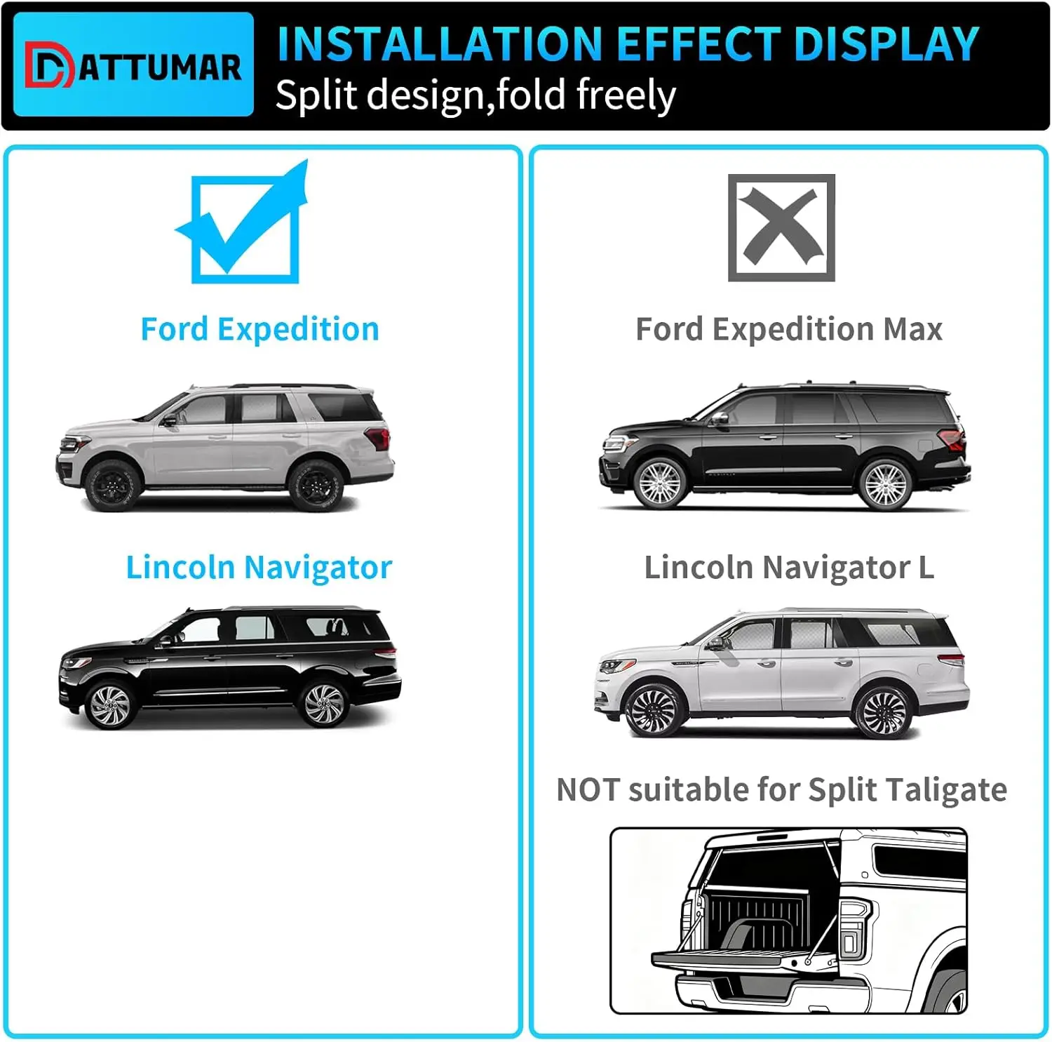Floor Mats and Cargo Liners for 7-Seater SUVs, Compatible with 2018-2024 Models, Includes Trunk and Backrest Mats
